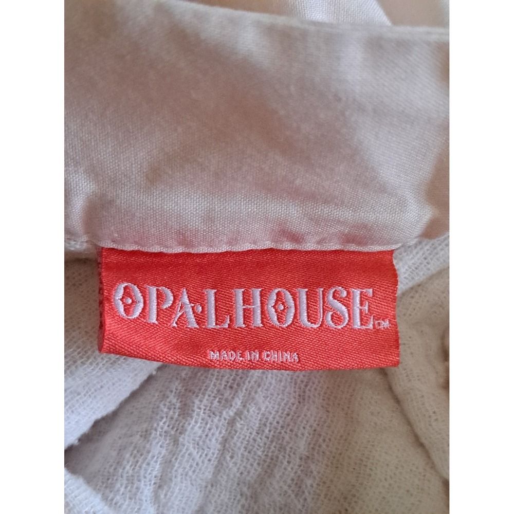 Opalhouse Light Pink Crinkle Gauze Cotton Queen Duvet Cover 90x84 Button Closure